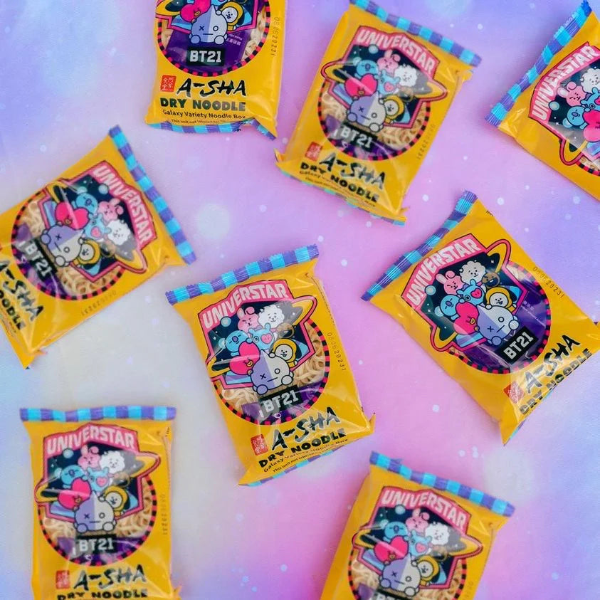 A-Sha x BT21 Galaxy Instant Noodles 1 Pack