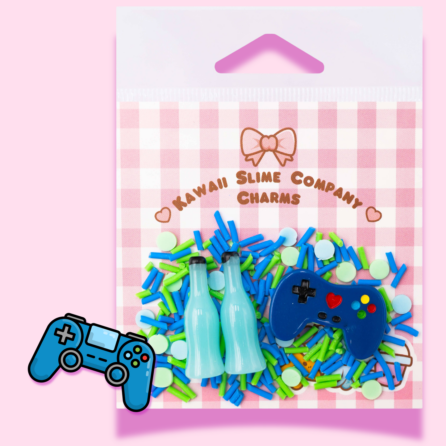 Kawaii Slime Toppers Slurp Juice Slime Toppings Charm Bag