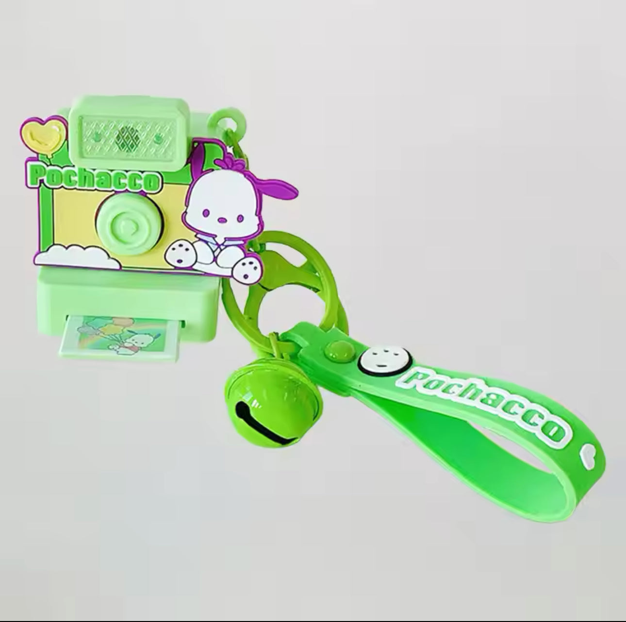 Kawaii Retro Light-Up Camera Keychain