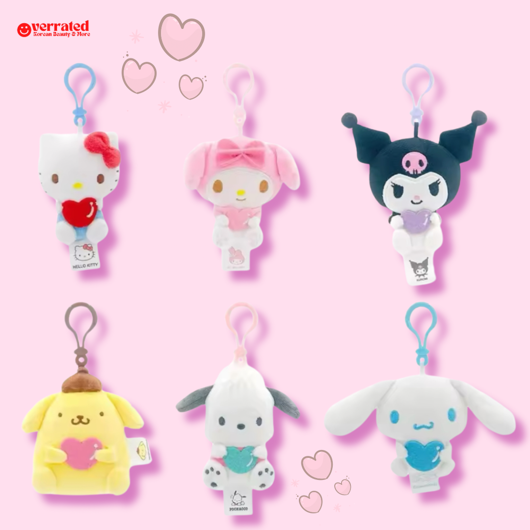 Sanrio Characters Clip Keychain Plushie