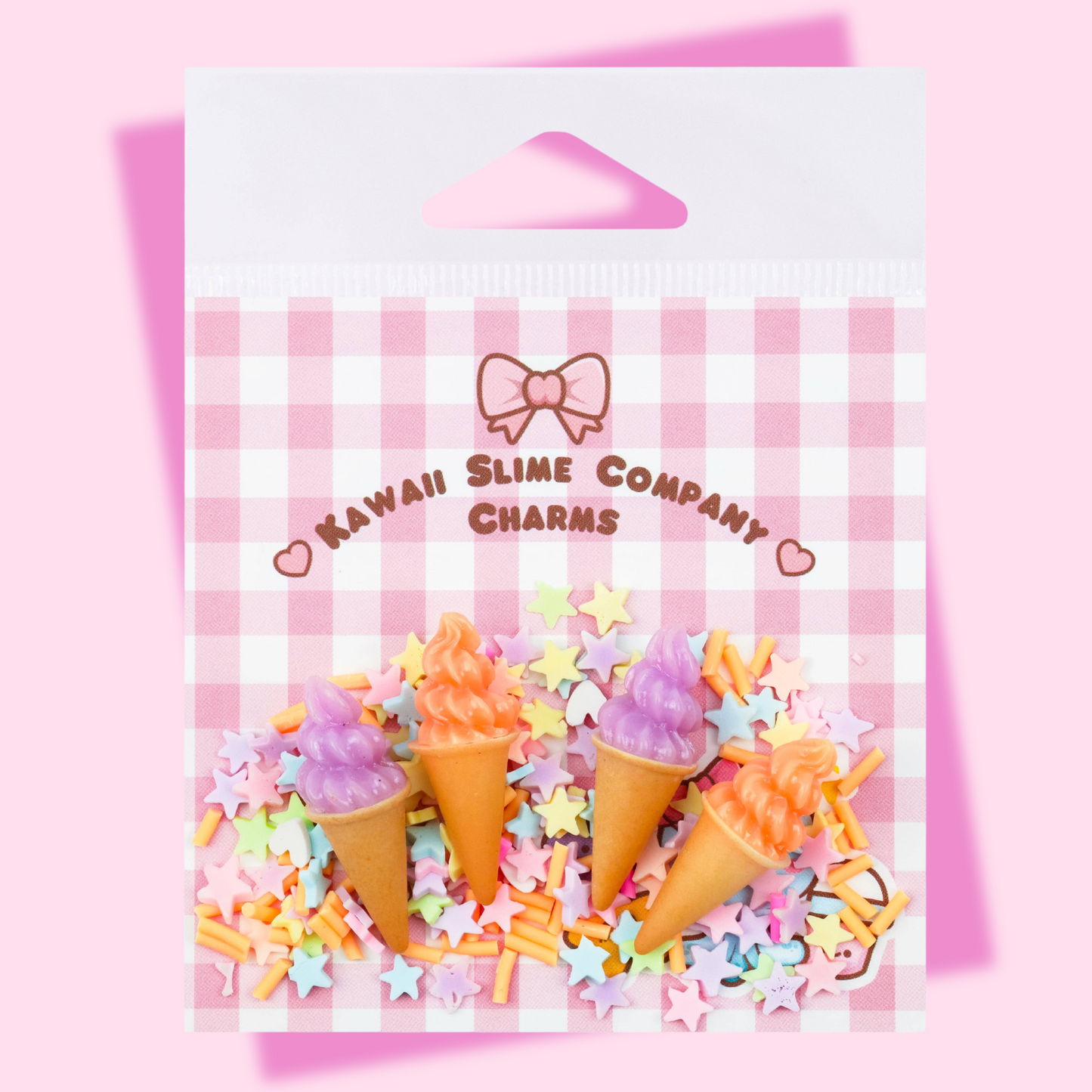 Kawaii Slime Toppers Pastel Sherbet Slime Toppings Charm Bag