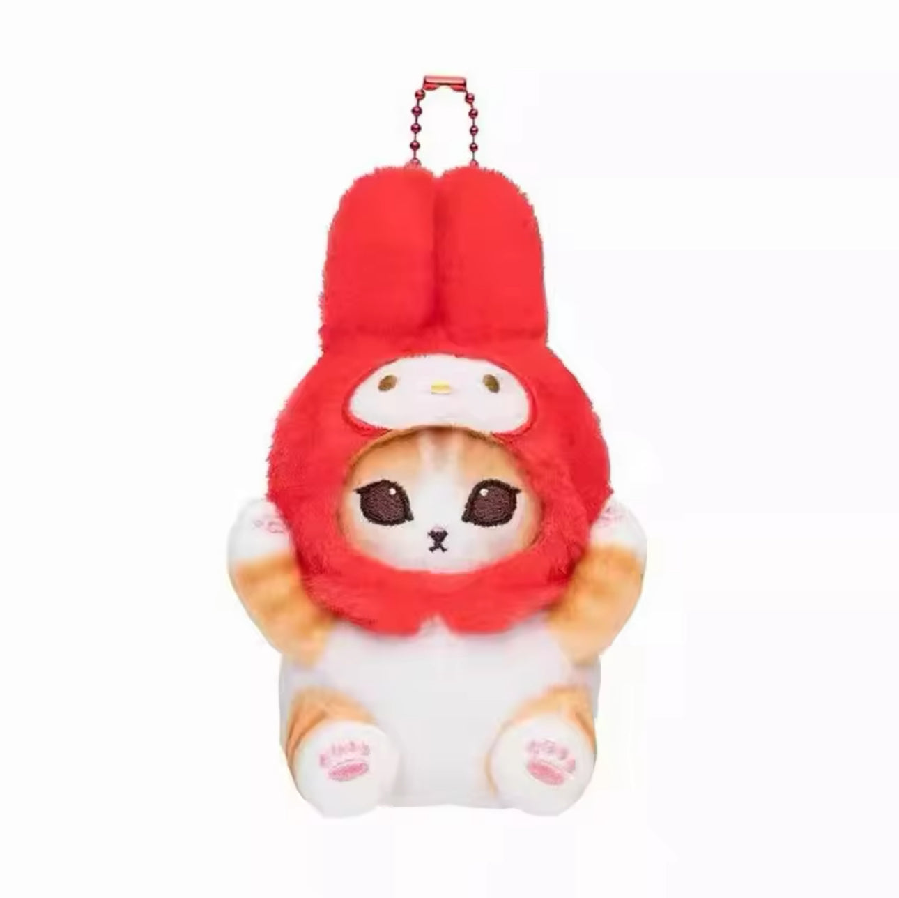 Mofusand Hello Kitty And Friends Costume Plushie Keychain