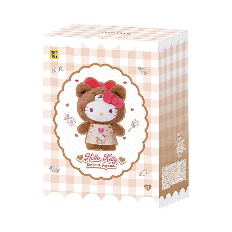 Top Toy Sanrio Hello Kitty Peach Caramel Pajama Plush