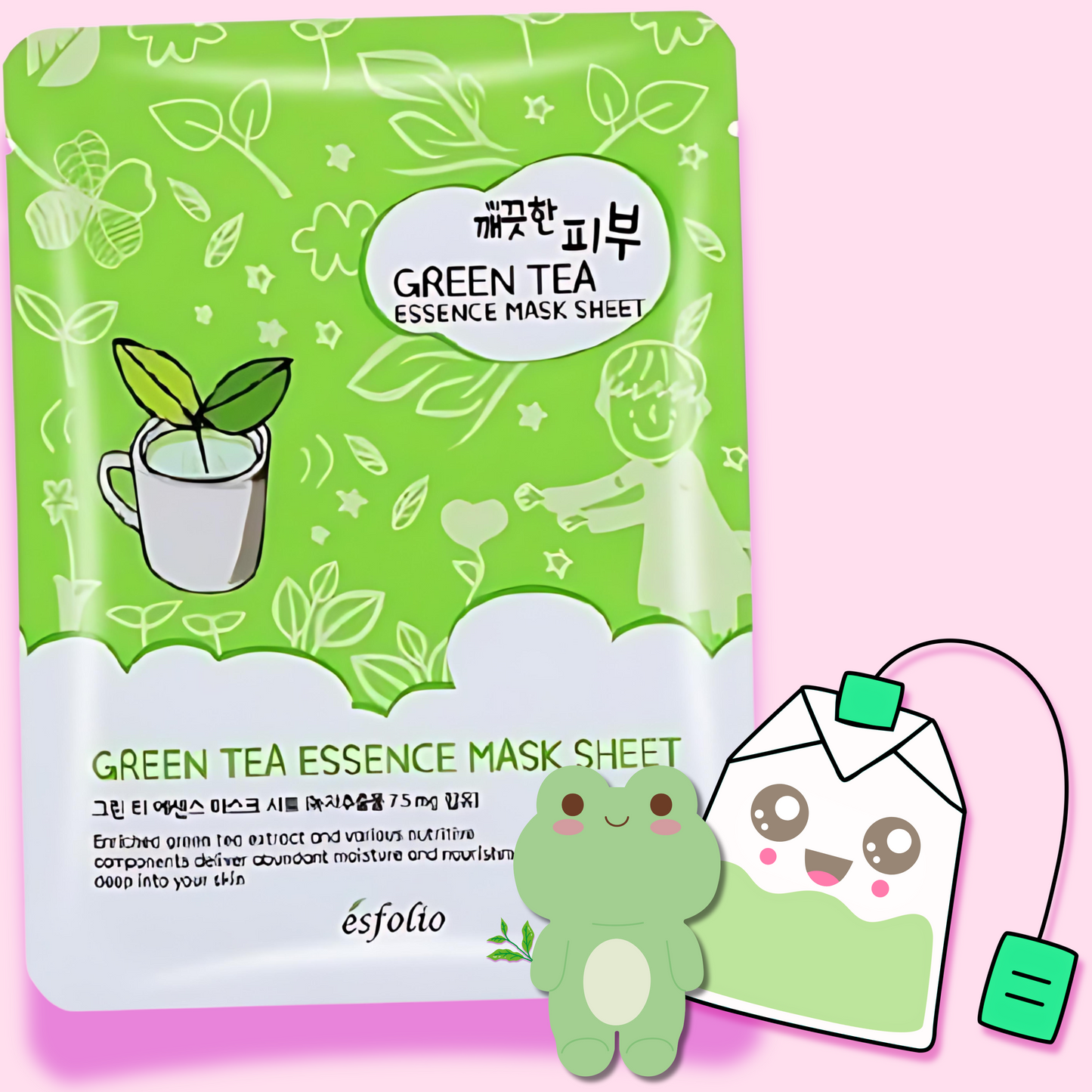 Esfolio Essence Mask Sheet Green Tea