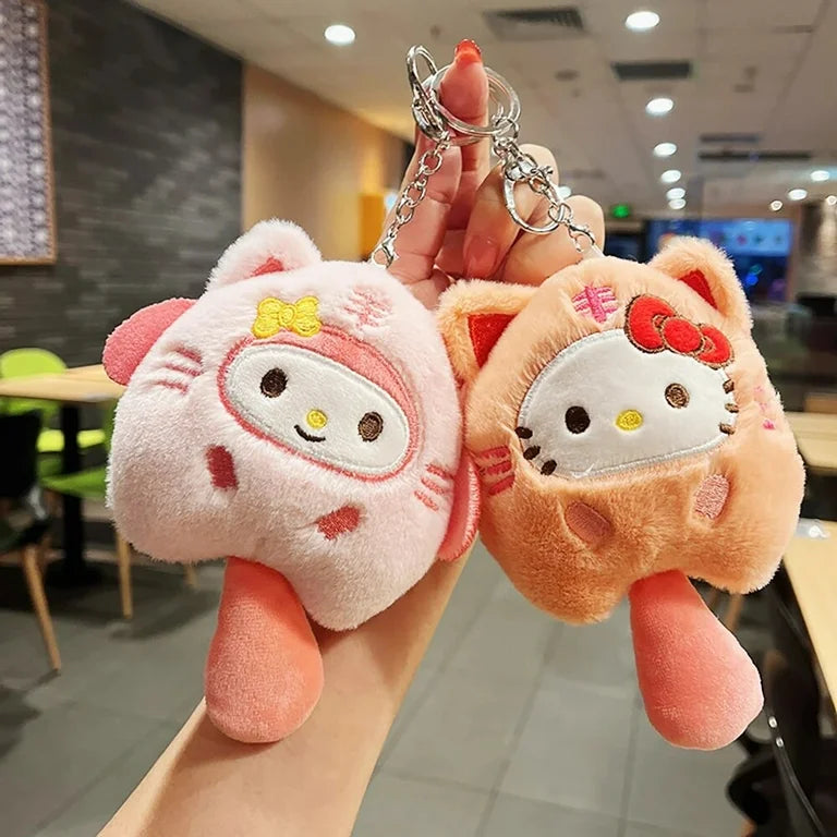 Sanrio Japan Characters Kawaii 5" Plush Keychain Backpack Charm Doll