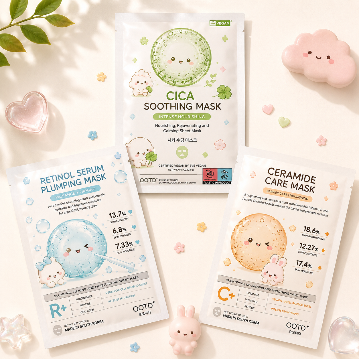 OOTD Korean Vegan Sheet Mask
