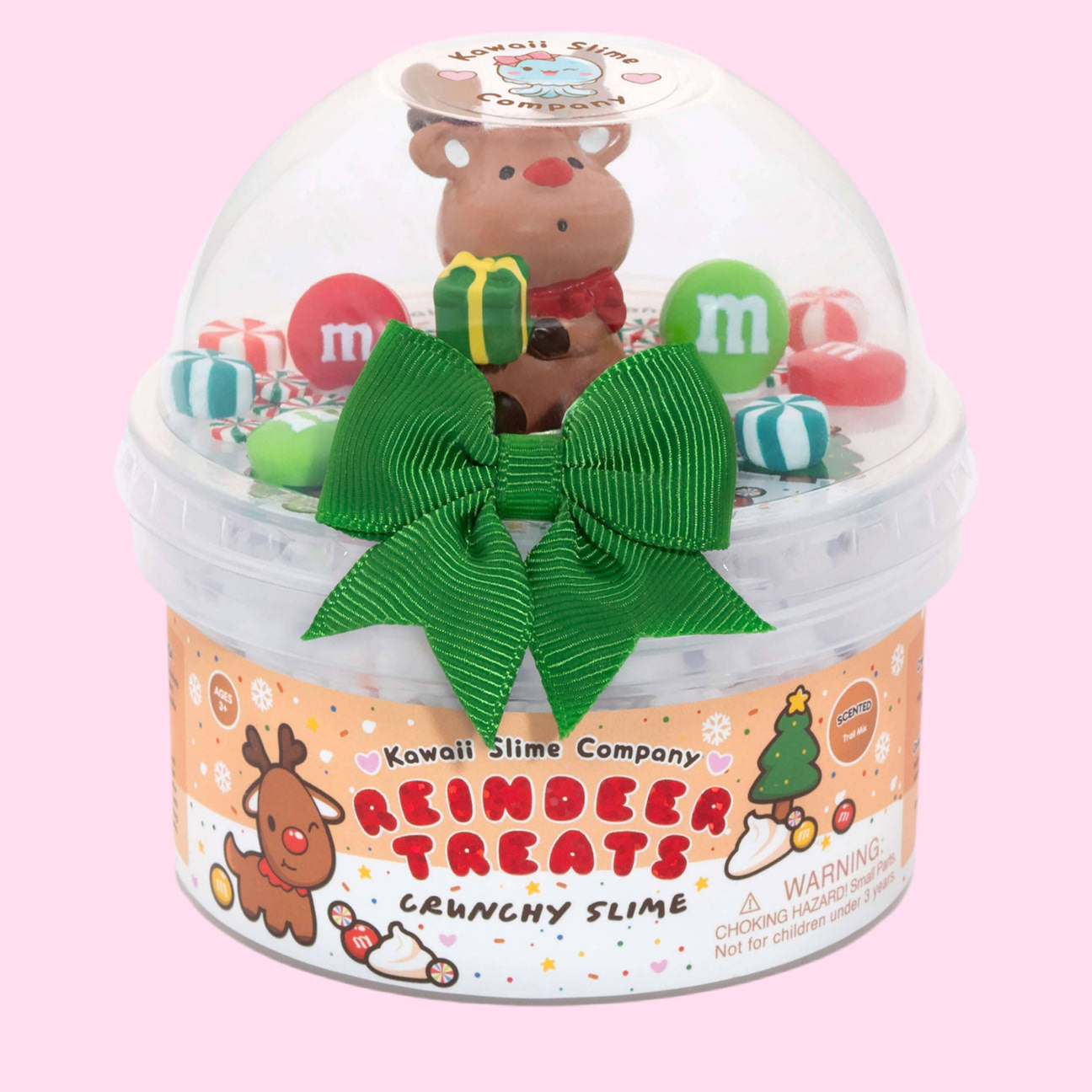 Kawaii Slime Co. Reindeer Treats Crunchy Slime