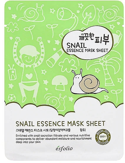 Esfolio Snail Essence Mask Sheet