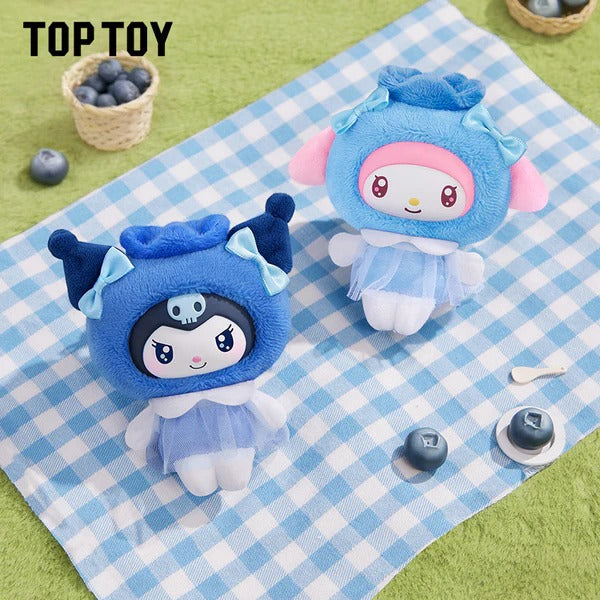 TOP TOY Sanrio Characters Fruit & Vegetable Series Mini Vinyl Keychain Pendant Blind Box