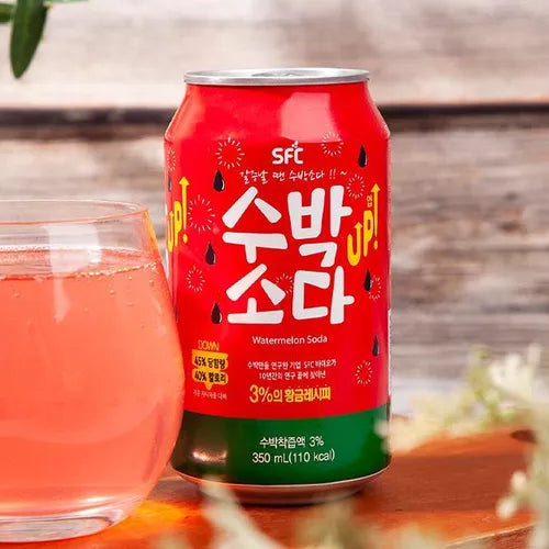 SFC BIO WATERMELON SODA 350ML 西瓜苏打水