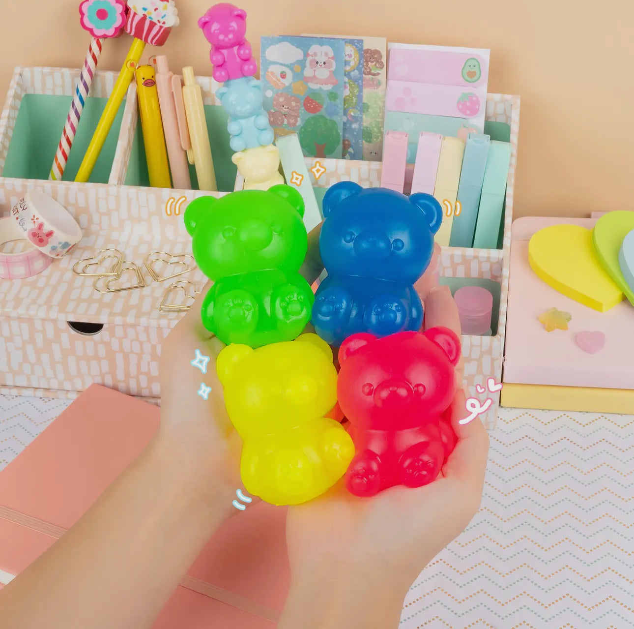 Kawaii Gooshy Mooshy Bear Sensory Toy