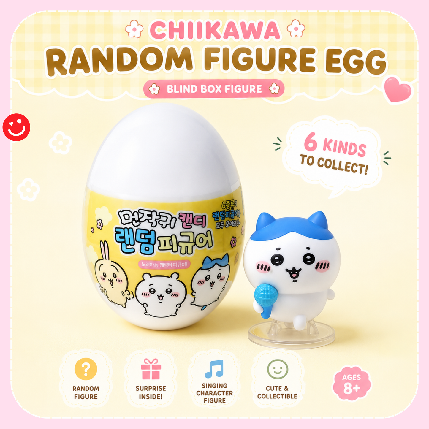 먼작귀 Chiikawa Cute Figure Surprise Egg