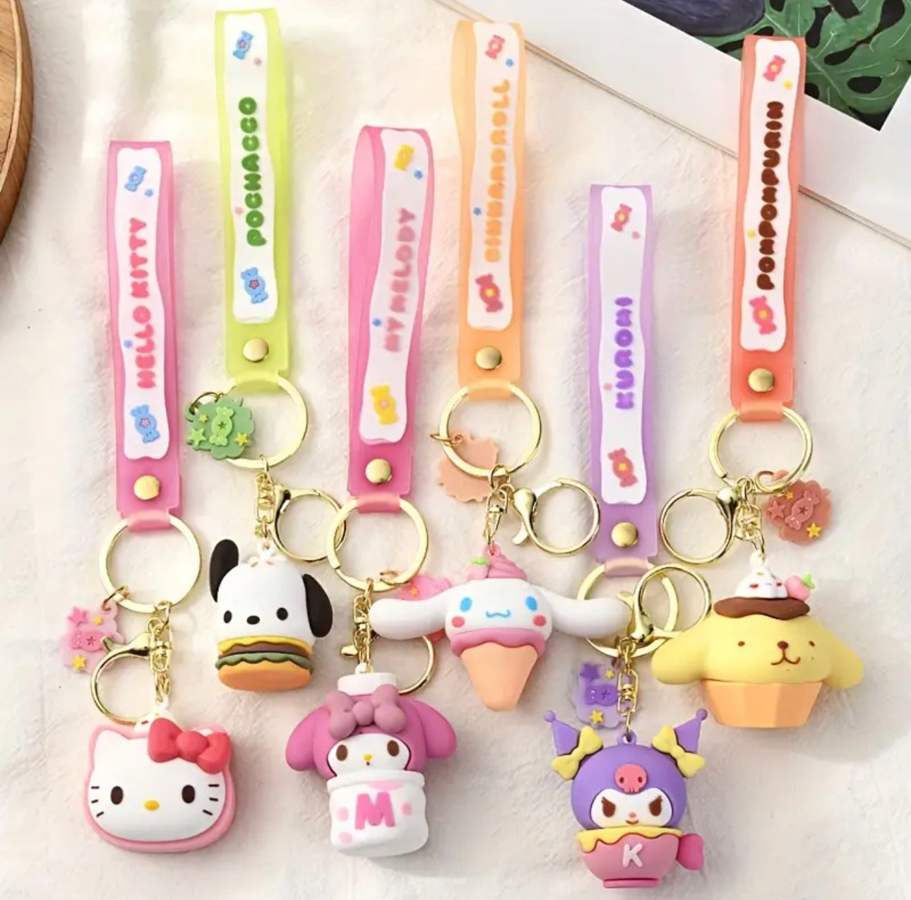 Sanrio Kawaii Dessert Keychain