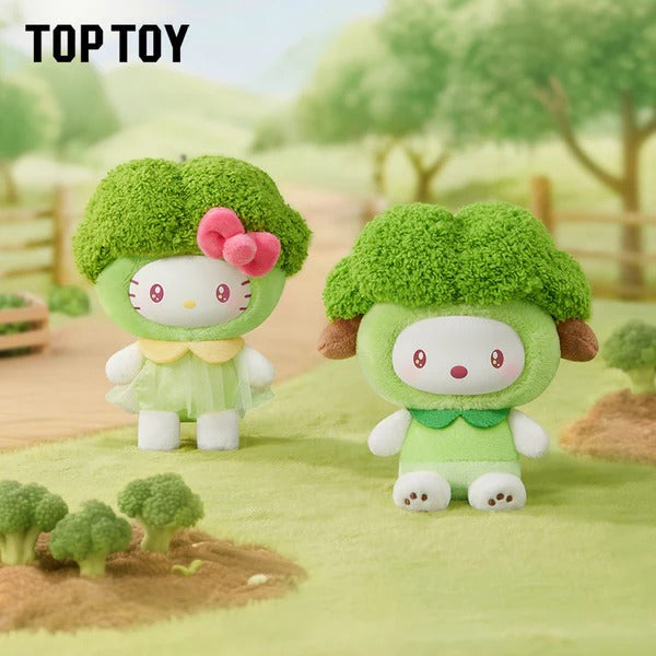 TOP TOY Sanrio Characters Fruit & Vegetable Series Mini Vinyl Keychain Pendant Blind Box