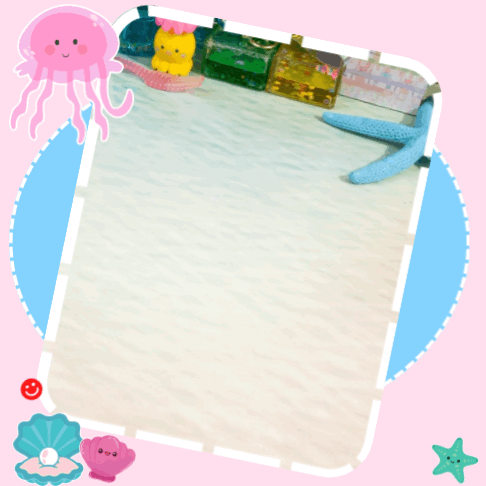 Kawaii Slime Co. Squishy Sensory Seashells By The Seashore