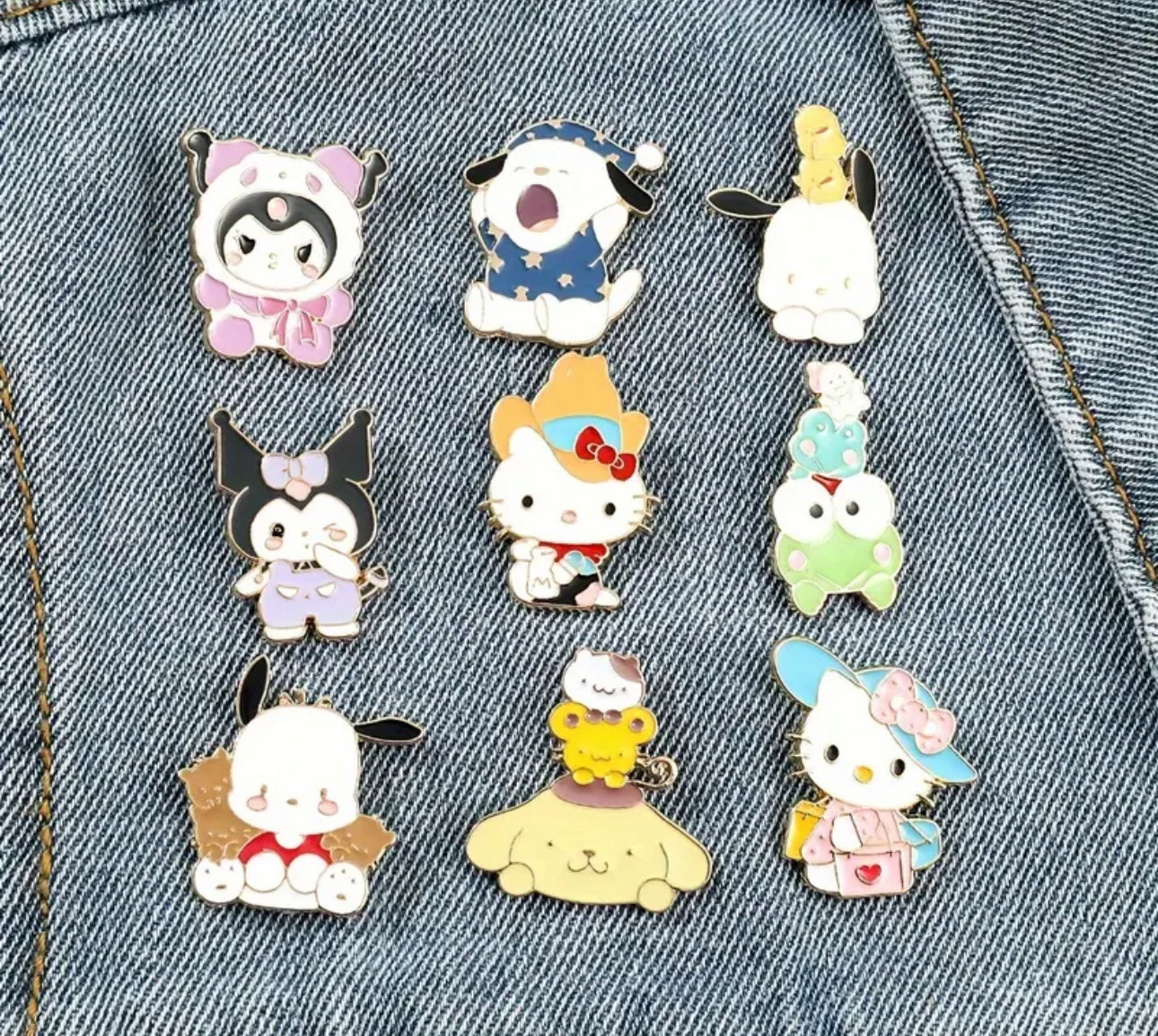 Sanrio Character Enamel Pin