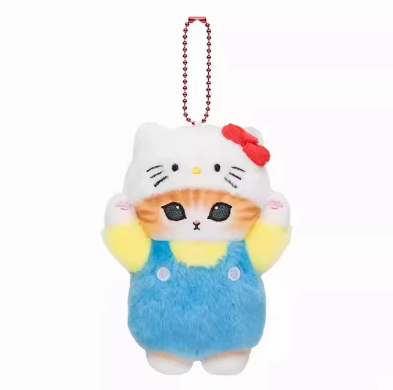 Mofusand Hello Kitty And Friends Costume Plushie Keychain