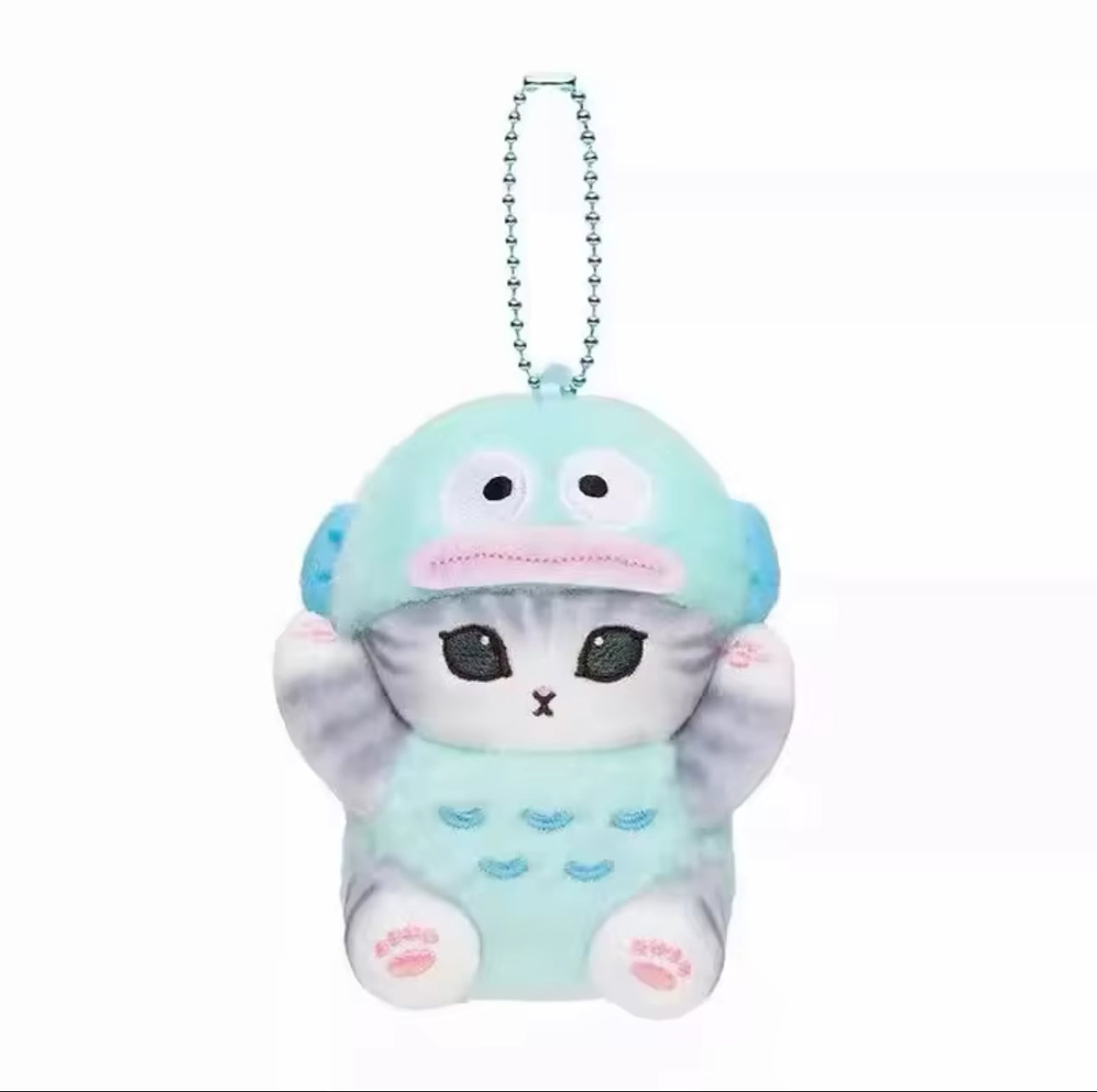 Mofusand Hello Kitty And Friends Costume Plushie Keychain