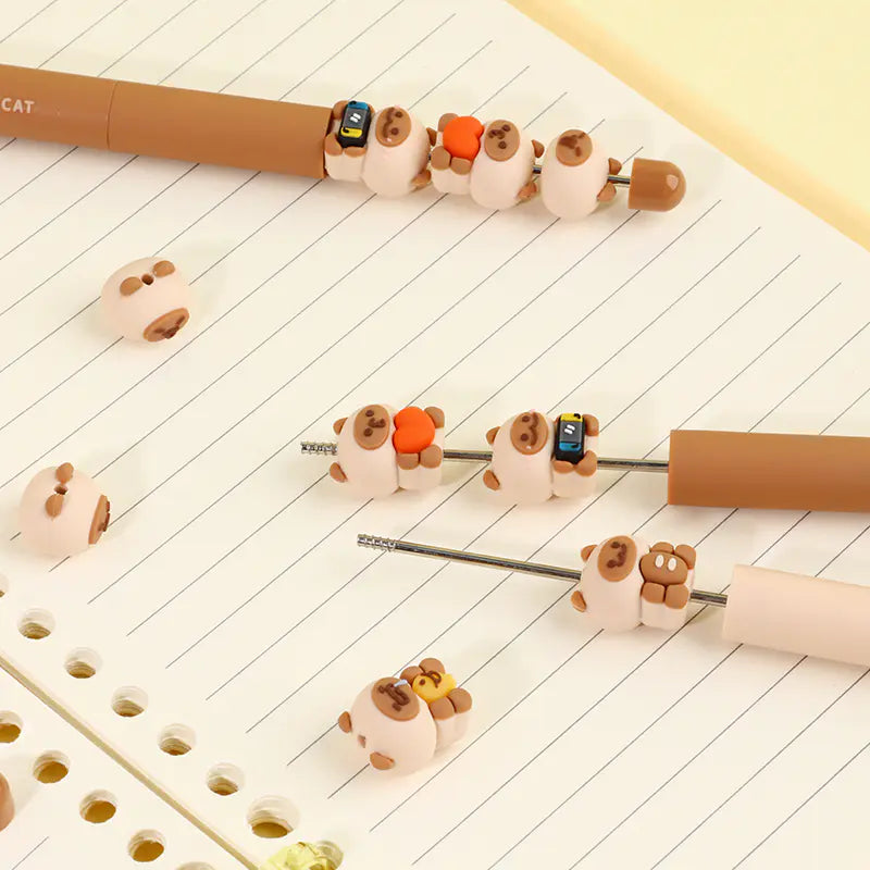 Doggy Cat Stackable Bead Pen