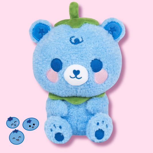 Lil Kawaii Bloo the Blueberry Bear Soft Plush