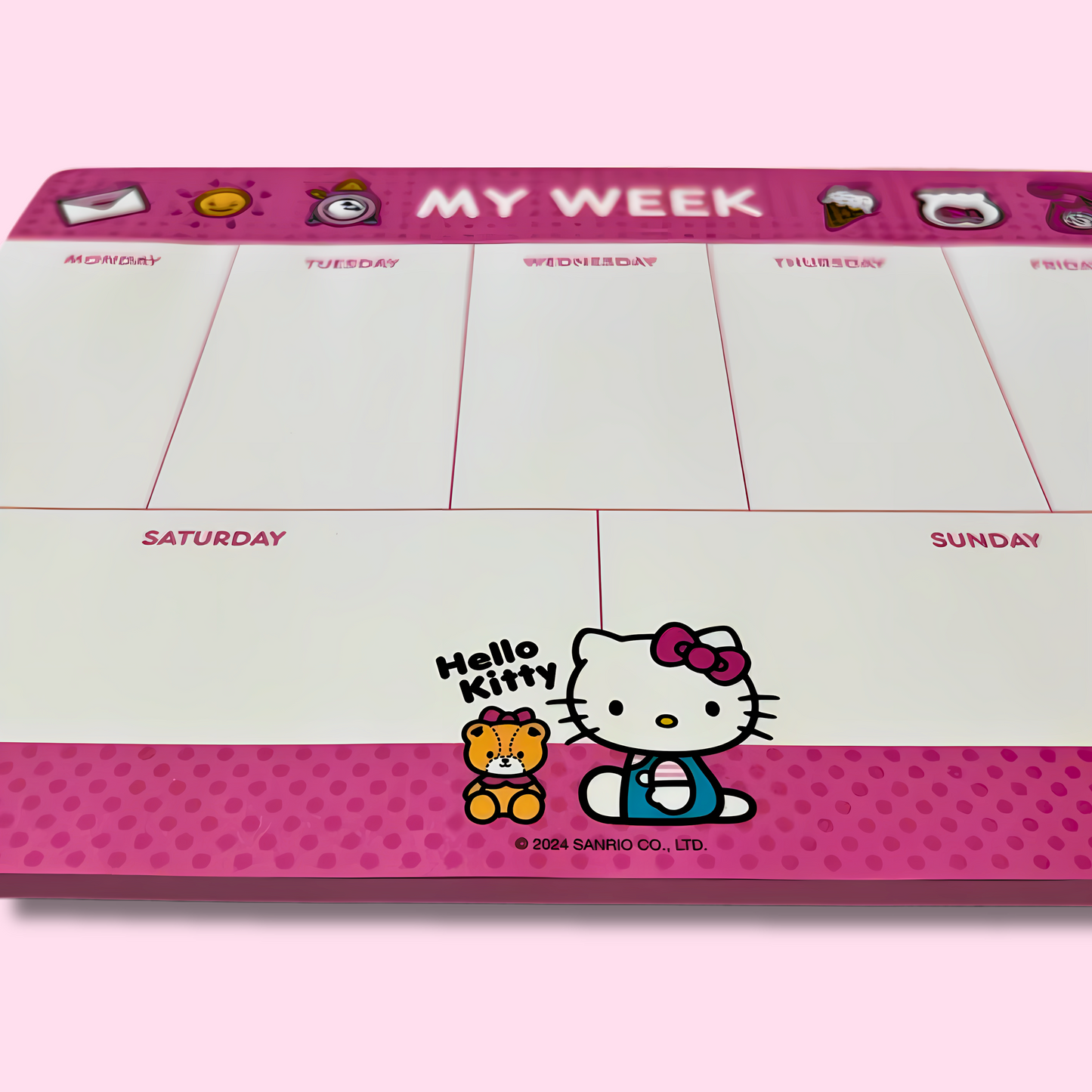 Sanrio Hello Kitty Weekly Desk Pad