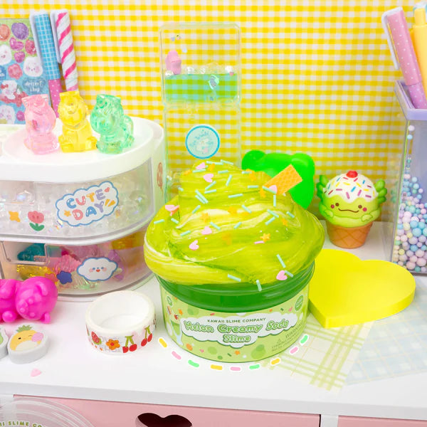 Kawaii Slime. Co. Melon Creamy Soda 2 in 1