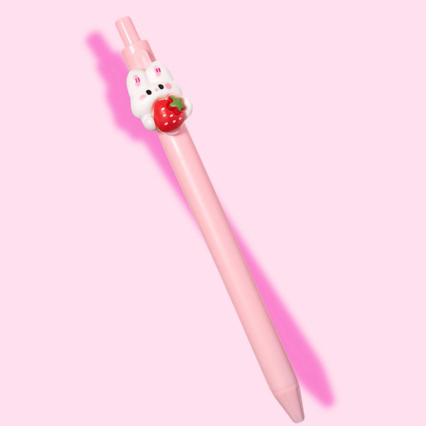 Kawaii Strawberry Bunny Rabbit Pens