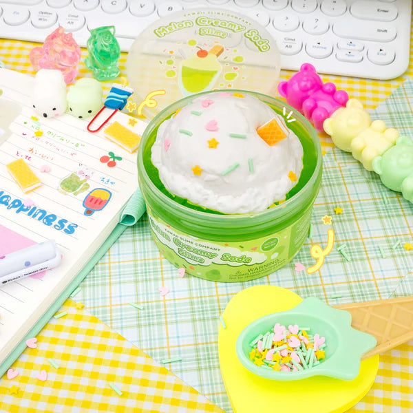 Kawaii Slime. Co. Melon Creamy Soda 2 in 1