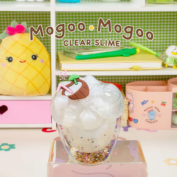 Kawaii Slime Co. Mogoo Mogoo Coconut Jelly Cube Clear Slime