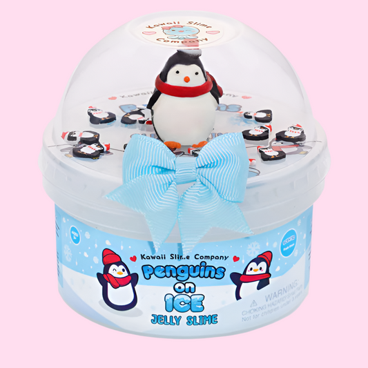 Kawaii Slime Co. Penguins On Ice Jelly Slime