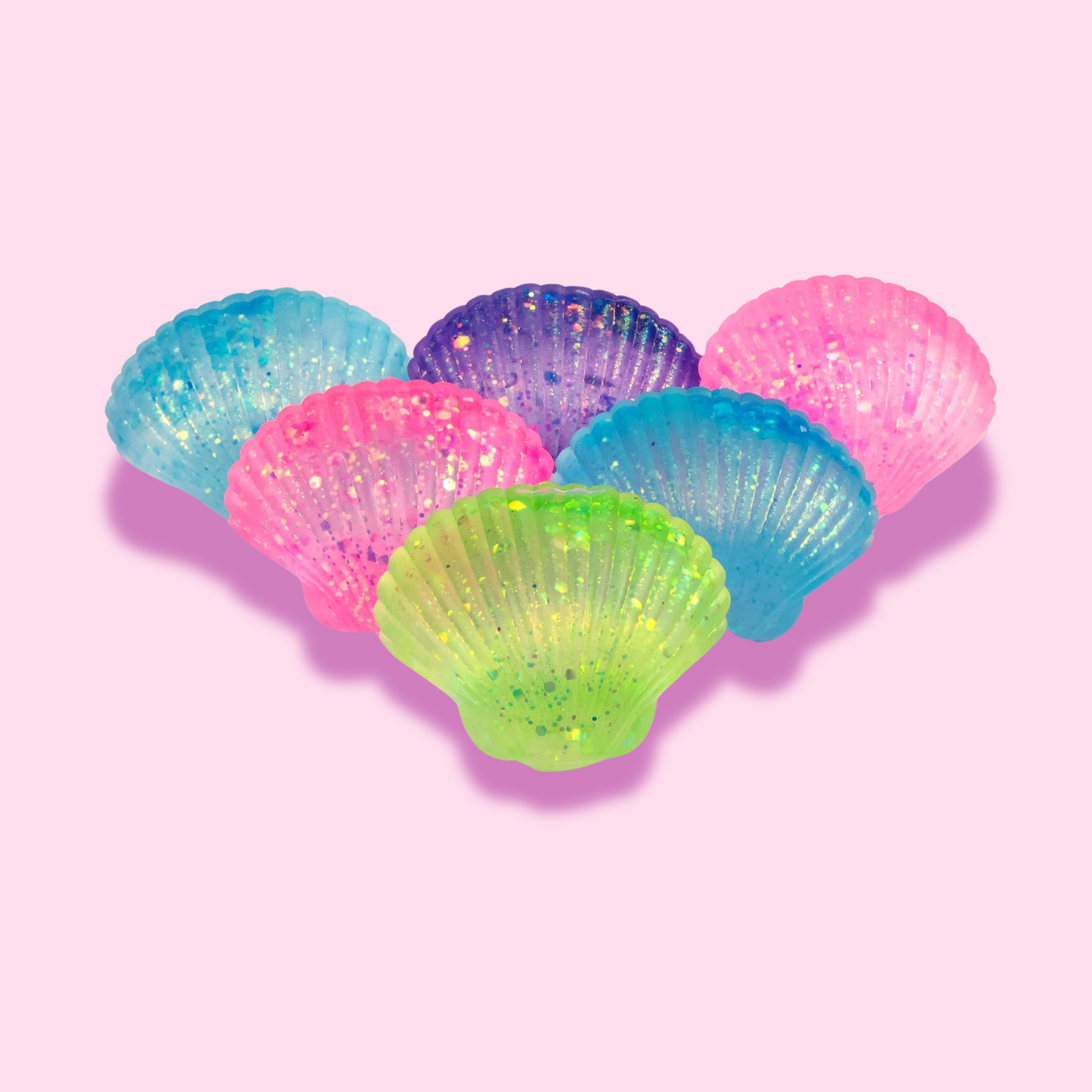 Kawaii Slime Co. Squishy Sensory Seashells By The Seashore