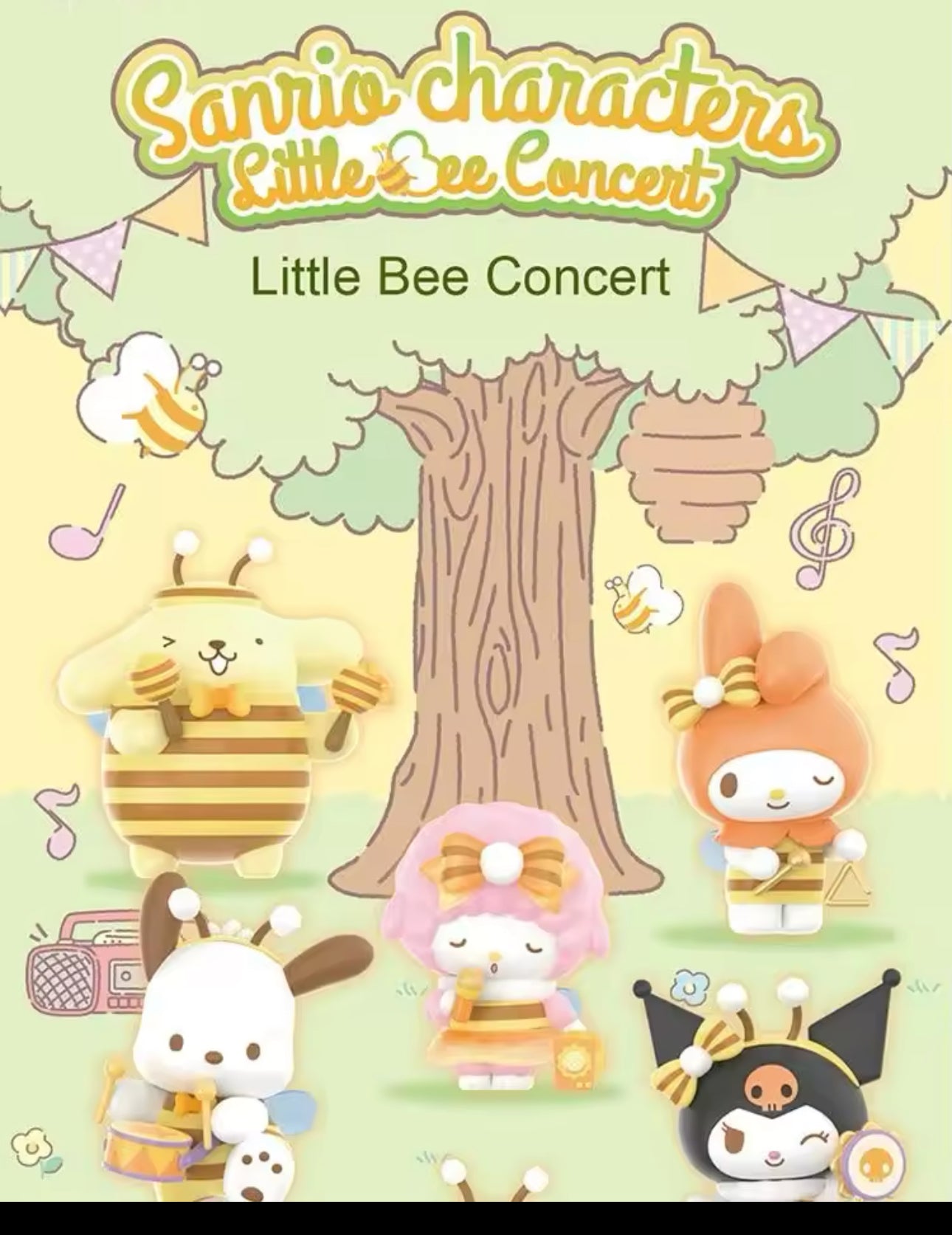 Sanrio Characters Little Bee Concert Series Blind Box