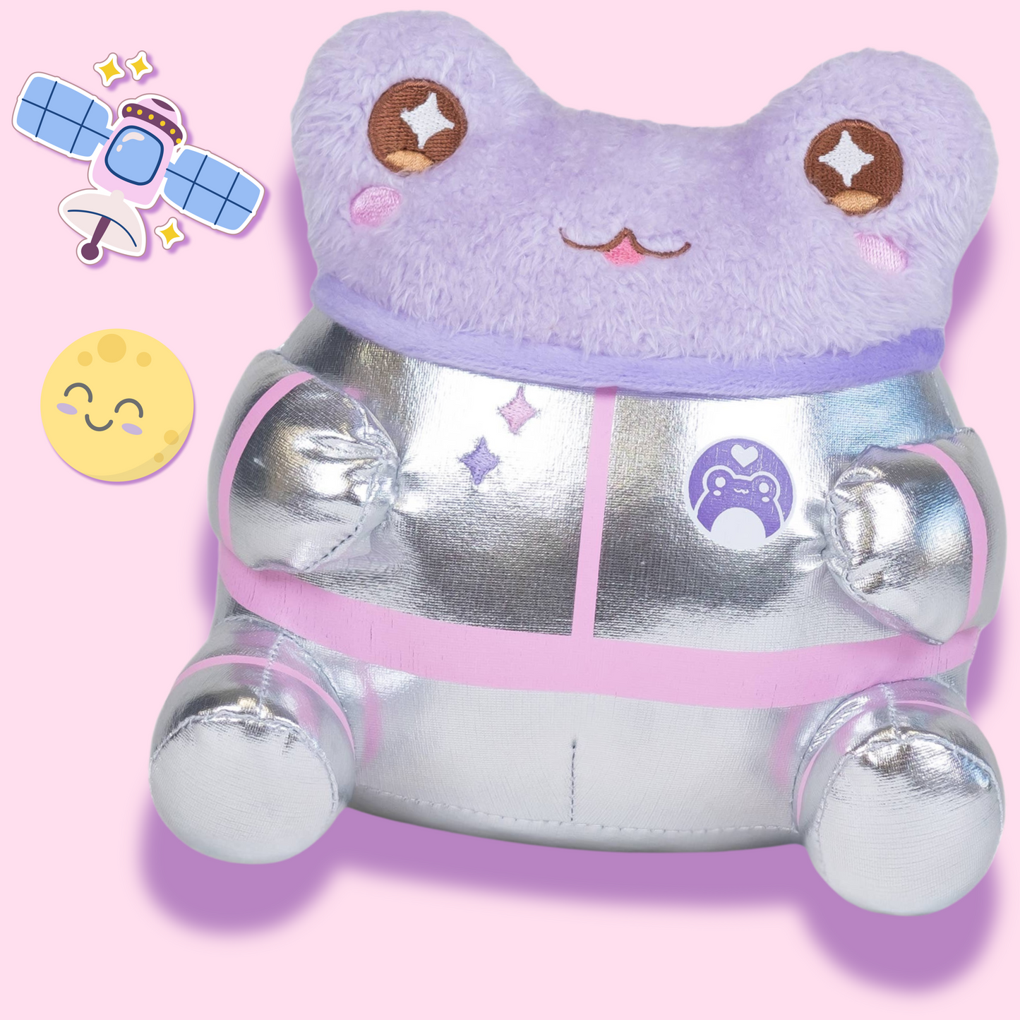 Lil Kawaii Astronaut Wawa Purple Frog Plush