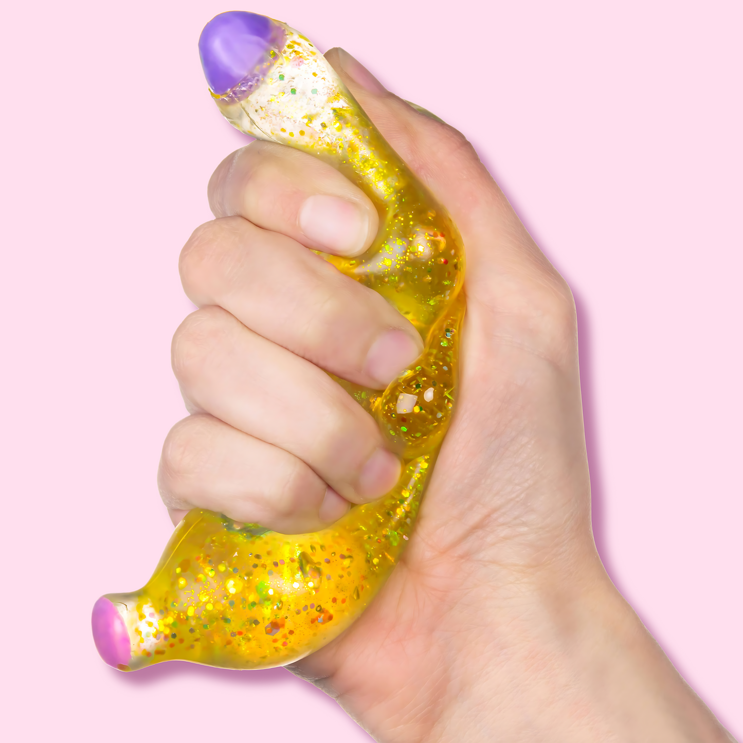 Gummy 3D Kawaii Banana Sensory Squishy Toy