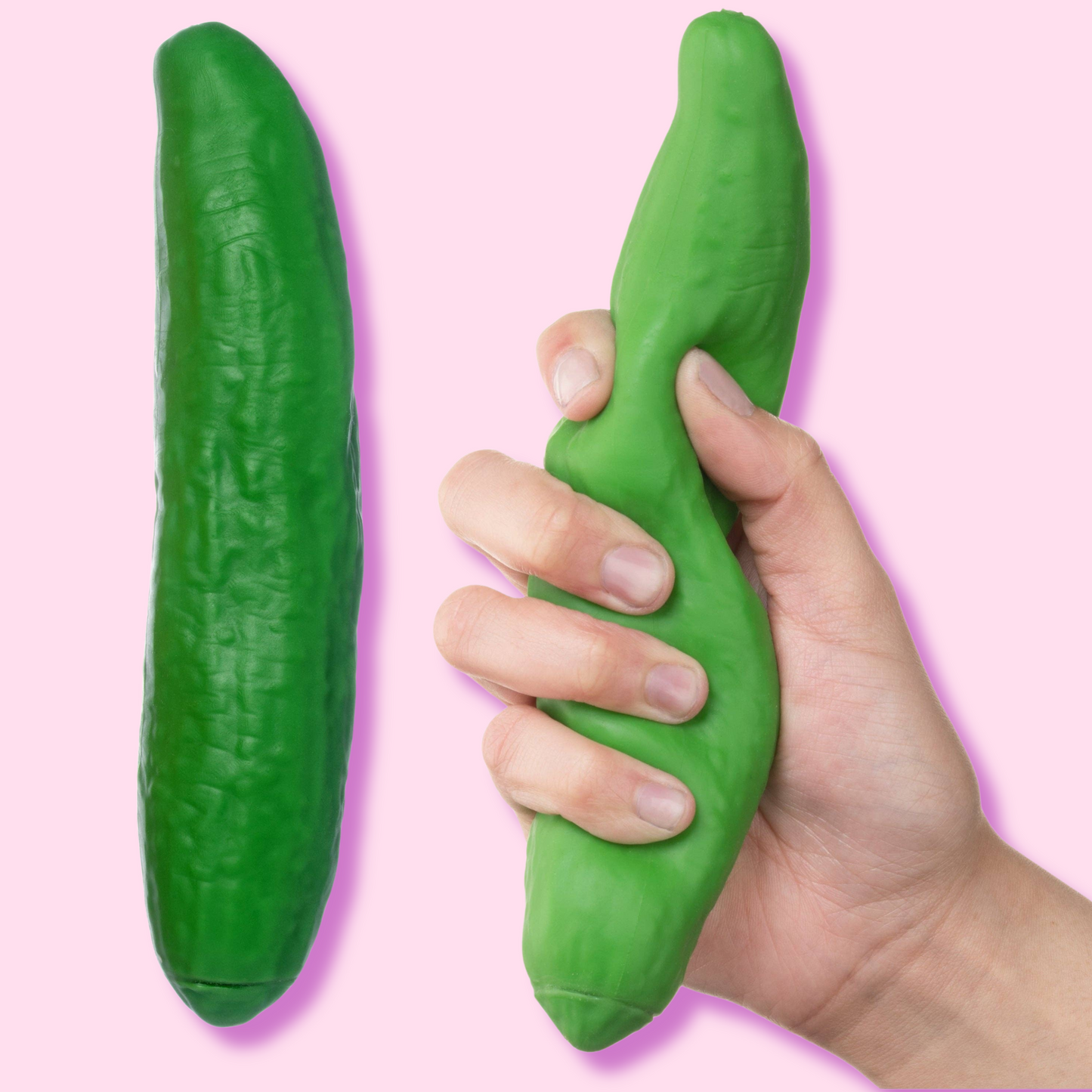Kawaii Vegetable Market Cucumber Sand Squishy Sensory Toy