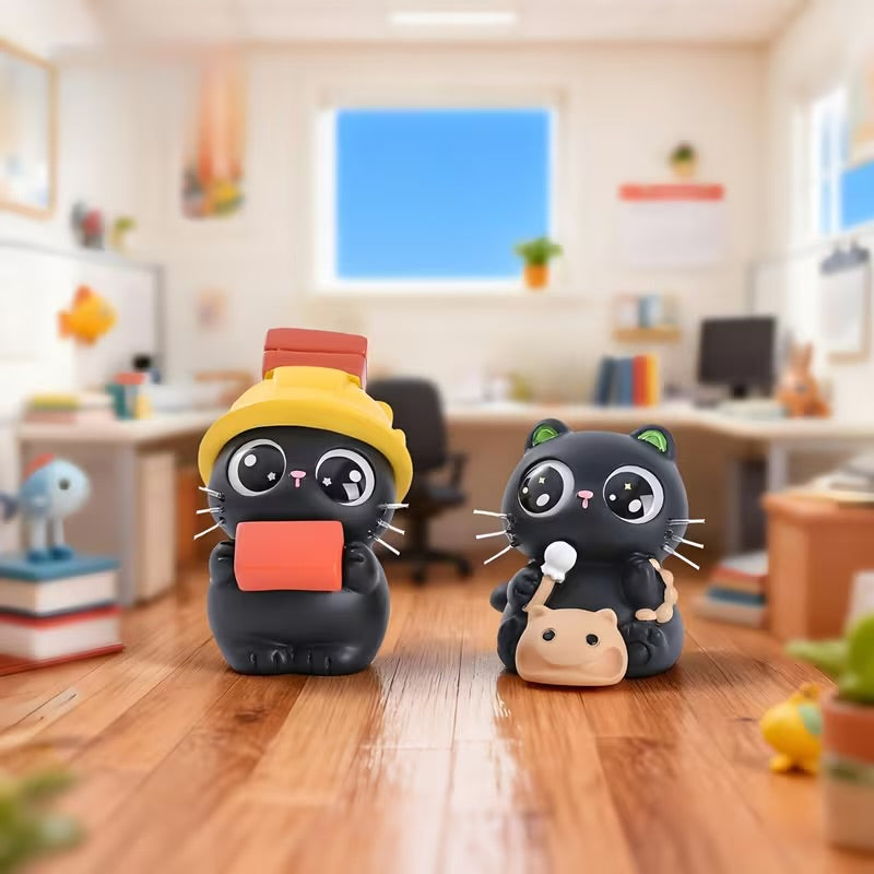 Little Black Cat’s Daily Work Blind Box