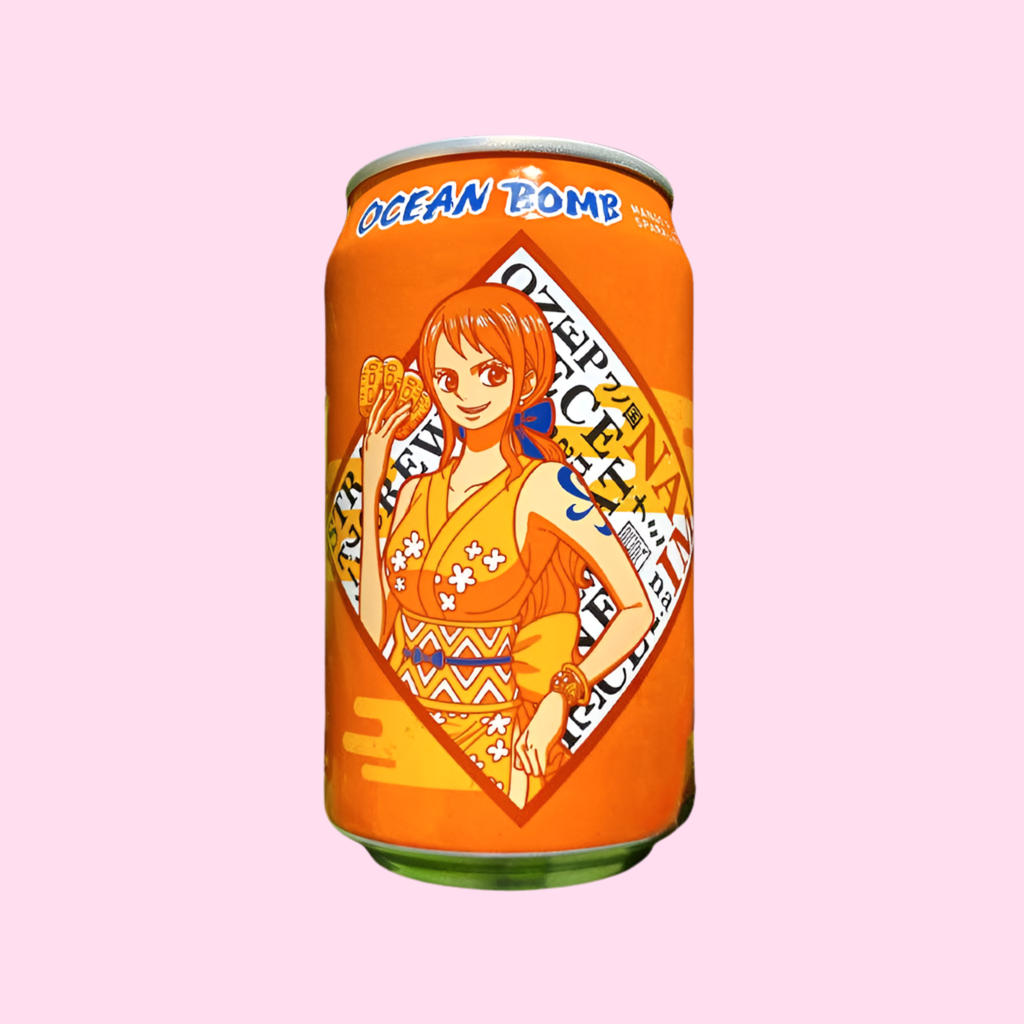 One Piece Nami Sparkling Water Mango 330ml