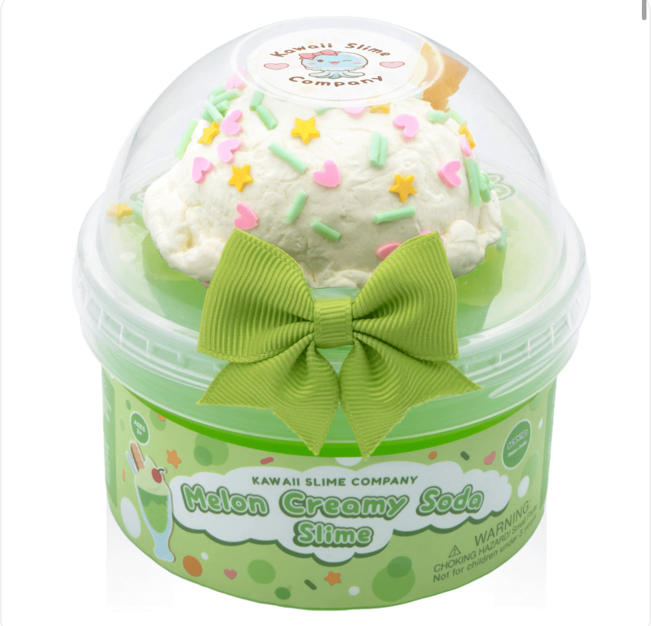 Kawaii Slime. Co. Melon Creamy Soda 2 in 1