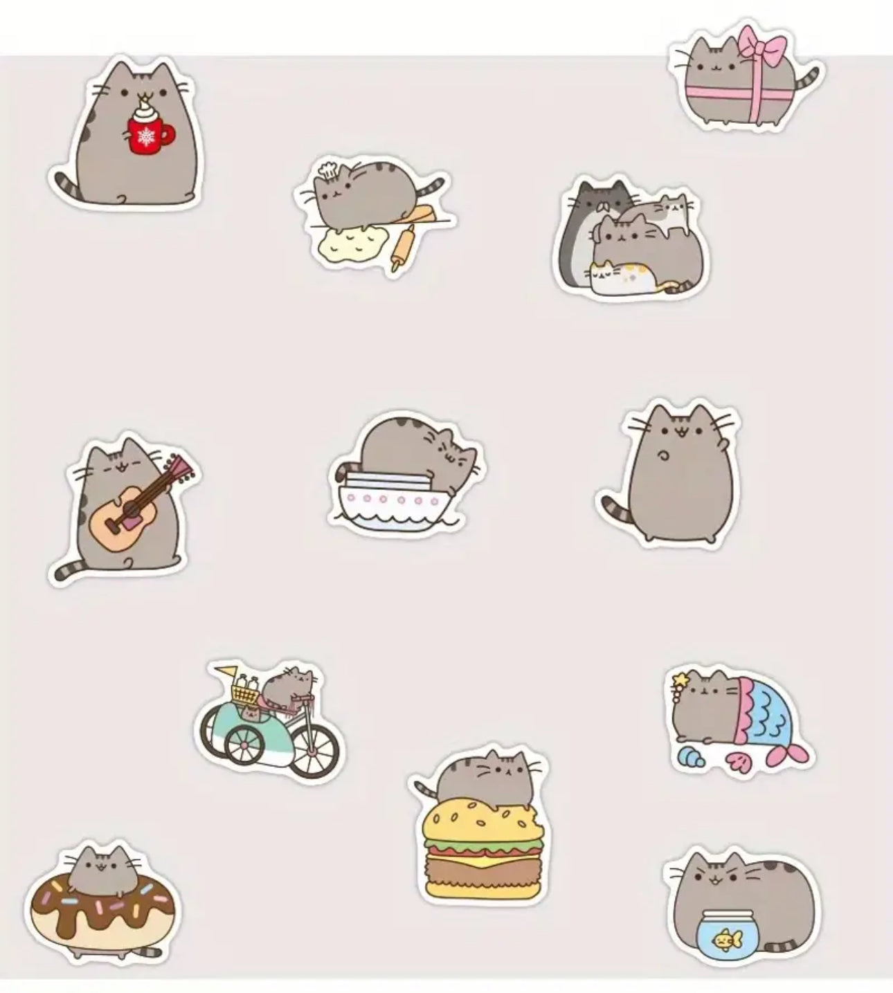 Individual Pusheen Stickers