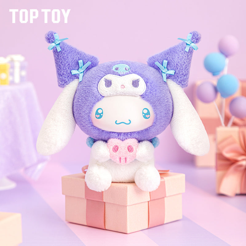 Top Toy Sanrio Characters Kuromi Party Keychain Series Plush Blind Box