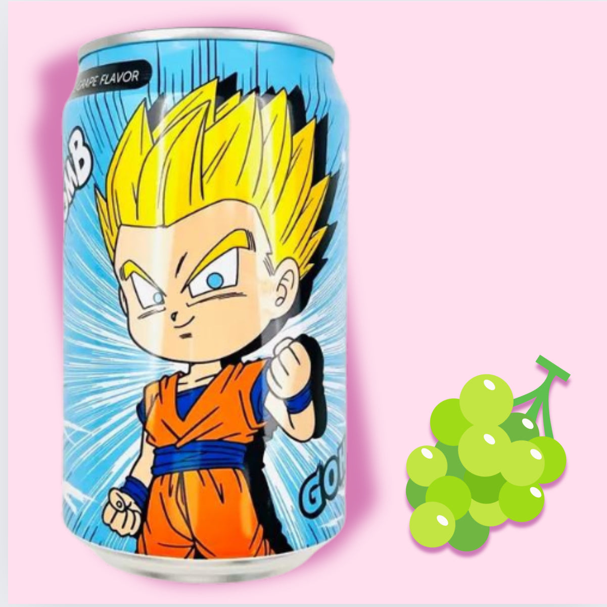 Ocean Bomb Gohan Sparkling White Grape Flavor Drink