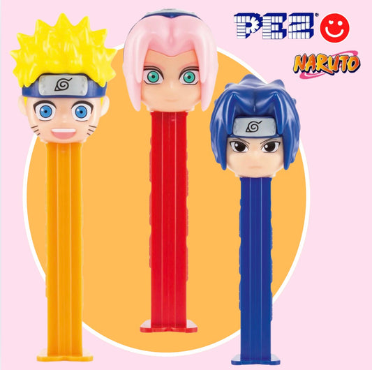 Pez X Naruto Blister Card