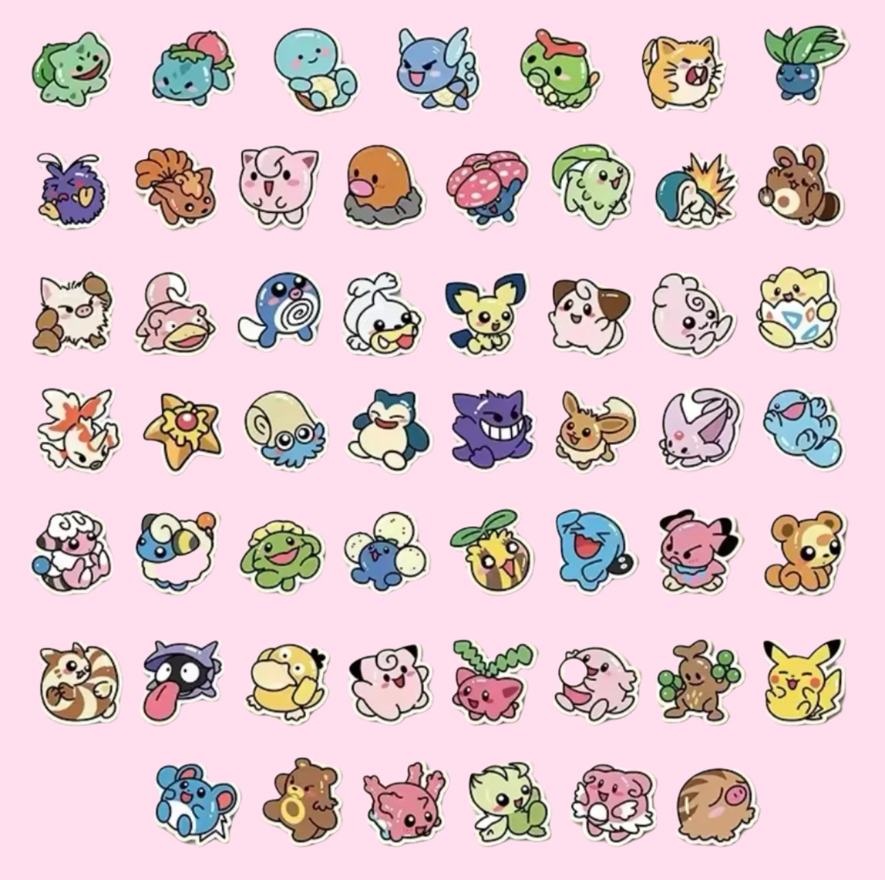 Individual Pokémon Sticker