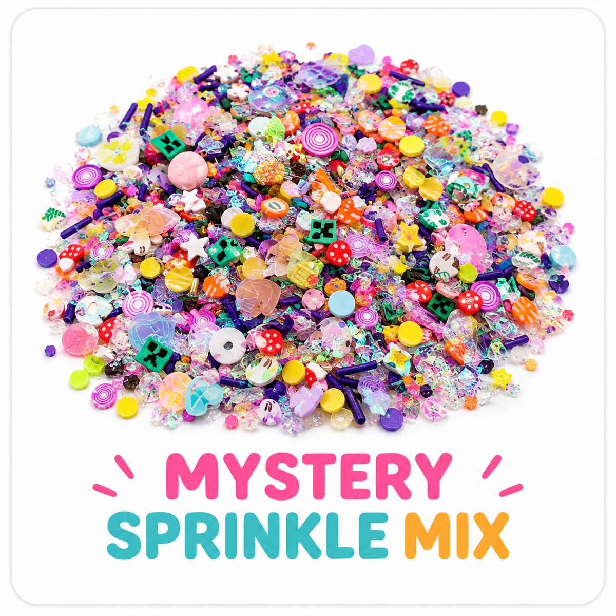 DIY Slime Toppings Loose Charms Mix