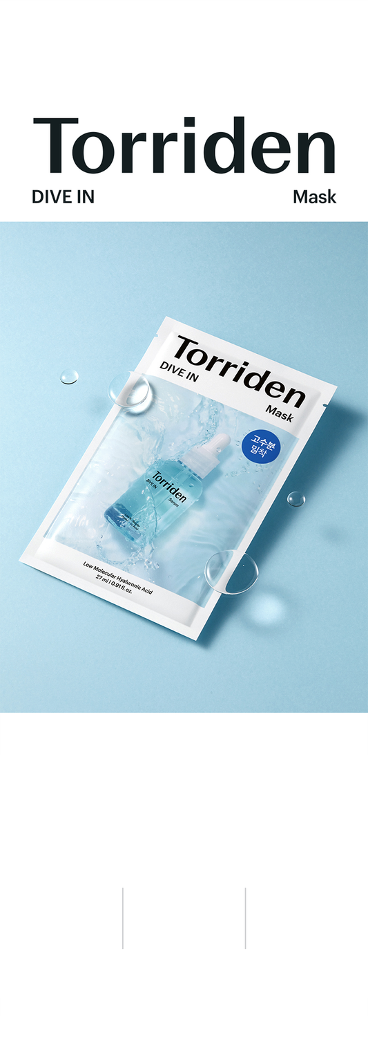 Torriden Dive In Low Molecular Hyaluronic Acid Mask Sheet