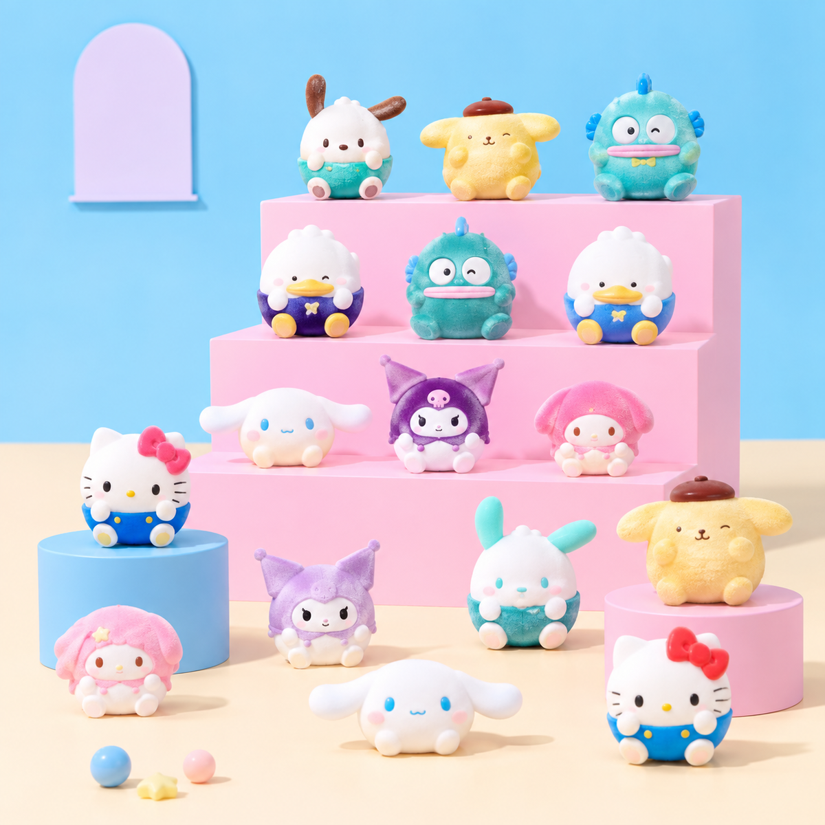 Moetch Sanrio Characters Round Chubby Series Bean Blind Bag