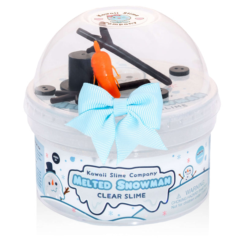 Kawaii Slime Co. Melted Snowman Clear Putty Slime