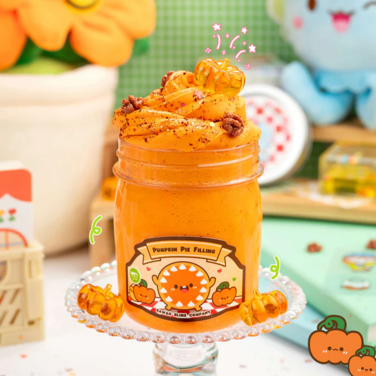 Kawaii Dlime Co. Pumpkin Pie Filling Slime