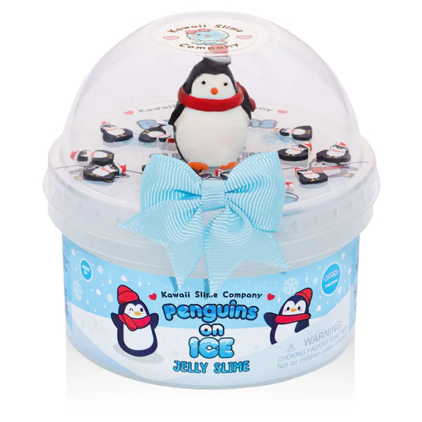 Kawaii Slime Co. Penguins On Ice Jelly Slime