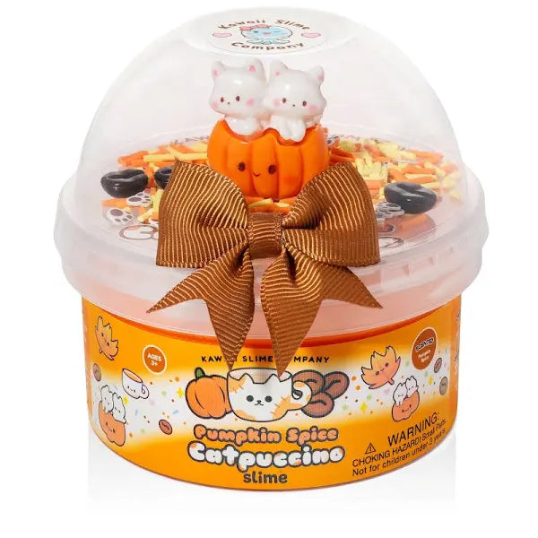 Kawaii Slime Co. Pumpkin Spice Catpuccino Slime